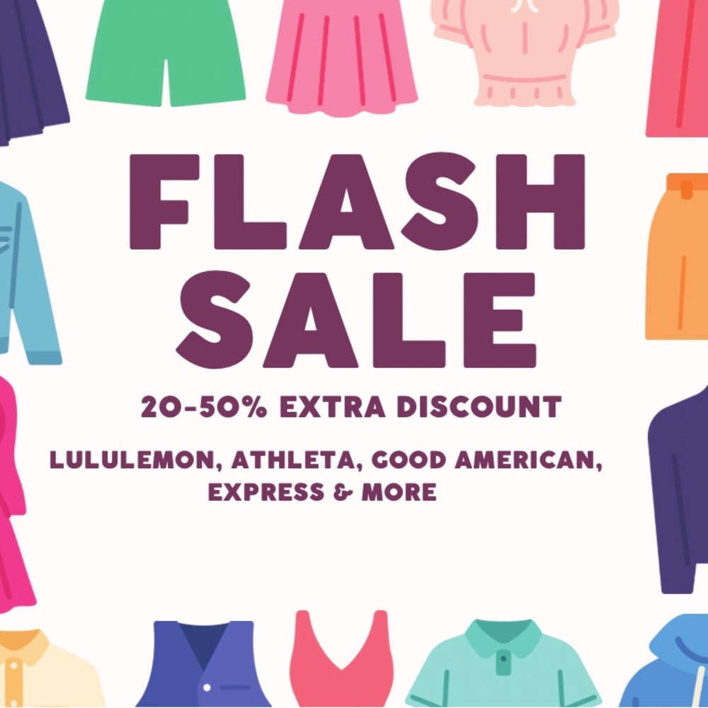 Flash Sale! Spring clear out. Go check out the remaining items in my closet!
